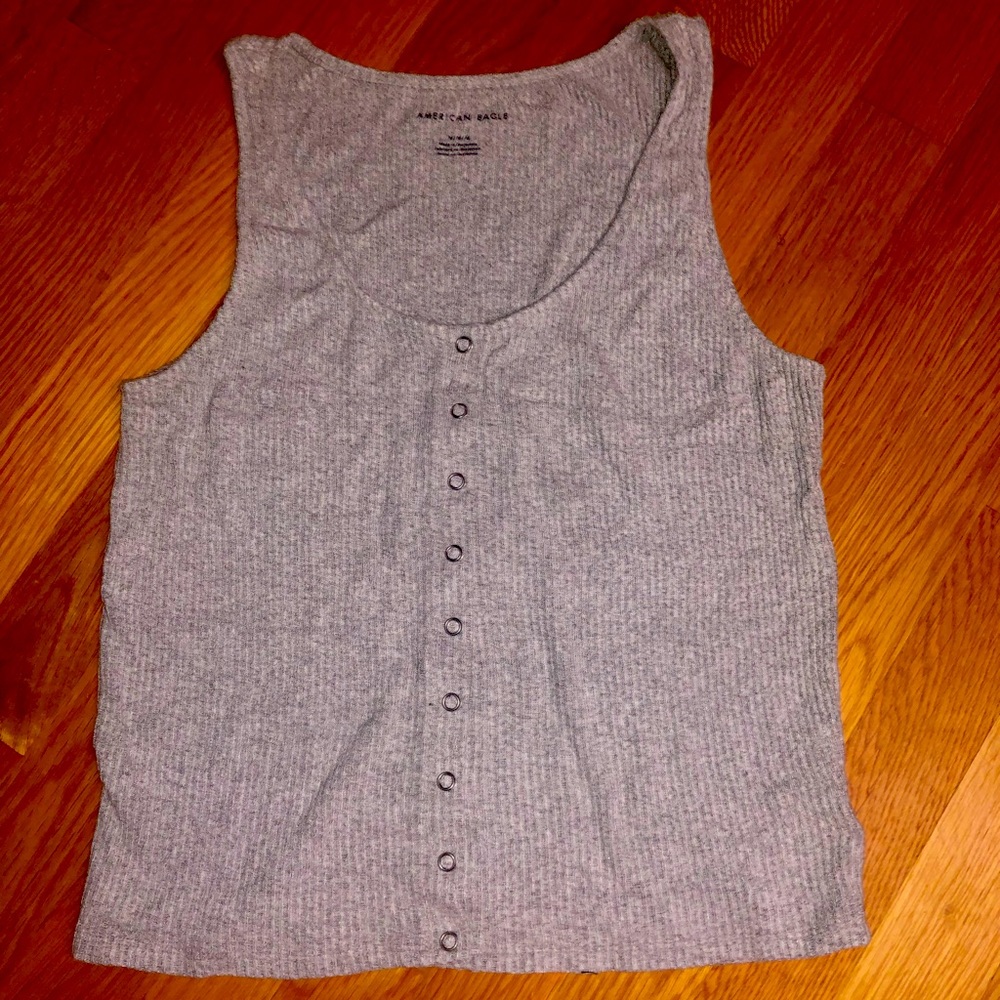 American Eagle Grey Tank Top